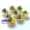 Gold Cone stud with 4 Prongs in China wholesale market
