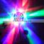 48LEDs RGB LED Disco KTV Bar DJ Party Ball Crystal Rotating Magic Ball Sunflower Colorful Stage Lights