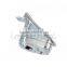 BJ-3118B-B High quality Chrome aluminum skull license plate for motorcycles harley