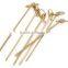 Bulk round branded birch wooden popsicle ice cream sticks
