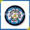 Round Custom High Quality 3D embroidery patch,wholesale brands patch for clothing