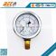 Shock resistant half Stainless steel case manometer glycerin filled pressure guage