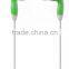 2015 new brand flat cable earphone colorful earphone with mic for mobile phone