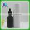child proof e-liquid glass bottles 30ml clear e juice bottle dropper with paper tube packaging