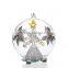 good quality hang blown christmas glass ball with LED light