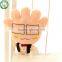 New design Palm shaped plush doll toy with lover