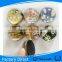 Round shape scystal 3d souvenir glass fridge magnet