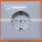 European style flush mounting TV antenna socket (F6008)