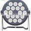 China New LED Par 64 18leds 10w RGBW 4 in 1 dmx stage mini par light / 200W flat par can