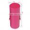 Red PU cylinder makeup brush case