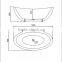 North American perfect bathtubs,cupc bathtub,cupc freestanding hot tub