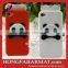 custom 3d silicone panda phone case for iphone 5 5s