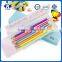 Bulk cheap two compartments plastic pencil case for kids fashion school stationery