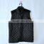 Top selling OEM black men quilted vest