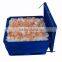 1000L fish carrying bin for frozen fish, chilly cooler box for transport with forklift slots