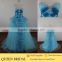 Real Works Crystal Organza Royal Blue Wedding Dresses in Turkey