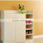 melamine laminated shoe cabinet rack/Best selling fashion style shoe cabinet with 3 drawer