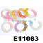 cute colored telephone wire hair band with hair bow