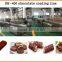 CE approved chocolate coating machine/chocolate enrobing machine