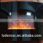 modern design electric fireplace with backlight optional