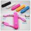 Creative colorful knife self-control 3in1 USB cable best Christmas choose for iPhone 4/5/6 and Samsung