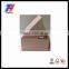 Factory direct sale foldable white card paper pink box manufacturer