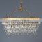 Modern decoration led crystal chandelier lighting fixture