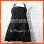 cotton black bib apron