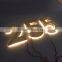 Custom Stainless steel led backlit signs, Outdoors Illuminated Channel Letters ,light up back light led letter