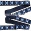 Man's braces Leather button hole X Shape high quality elastic webbing Suspenders