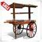 POP Custom Wooden Market Cart display