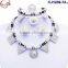 CJ1239(61-83) New arrival fashion elegant rhinestone crytal jewelry sets different design and different color for wedding/evenin