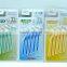 comfortable rubber handle interdental brush