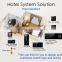 zinc alloy stainless steel free software M1 intelligent hotel system italian door lock