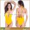 Women Sexy Thin Cozy Spandex Nylon Halter Slimming Swimsuit 5 Colors