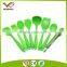 Beautiful design custom green silicone kitchen utensil set