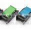 Metal Cam Buckle Tie Down Straps With Green Plastic Tab Cam Buckle
