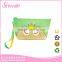 cheap and pu cosmetic bag with customised print