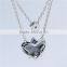 Silver Jewelry Star Harvest Pendants Necklace With Zircon