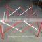 Folding Square Metal Traffic Barrier retractable Manhole Barrier expandable Road Safety Barrier