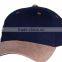 PROMOTIONAL CHEAP CUSTOM BASEBALL CAP WITH LEATHER PEAK