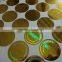 Accept Custom Order and Adhesive Sticker,Self adhesive sticker label paper Type Gold Laser Sticker