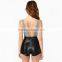 Fashion Summer Faux Leather Women Shorts Skinny Sexy PU Leather High Wasit Shorts Plus Size Black Shorts short feminino XXL