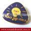 Countries Crossed Aluminium material Laos National flag shape lapel pin badge
