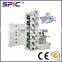 Stack type 6 color label flexo printing machine