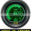 52mm digital green / white LCD Exhaust Gas Temp gauge- for performance car
