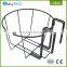 Made in china balck Iron metal wire garden hanging flower pot rack