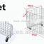 metal mesh wire basket for retail store