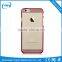 Cheap Price Gun Black Silver Passion Red Electroplating Transparent Clear Phone Cover Case For iPhone 6 6S Plus