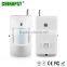 Good price 6F22 battery 9V Open distance100-150m wall-mounted wireless PIR Infrared detector PST-IR200